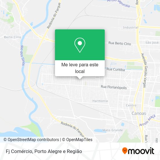 Fj Comércio mapa