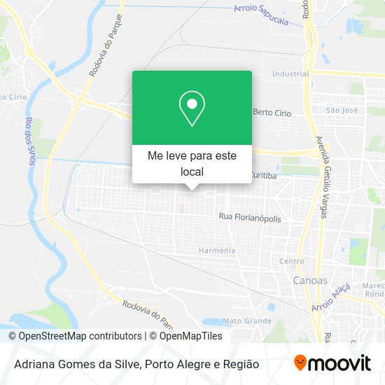Adriana Gomes da Silve mapa
