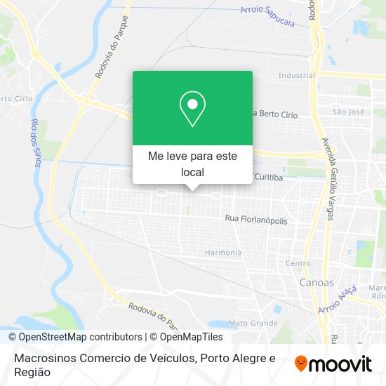 Macrosinos Comercio de Veículos mapa