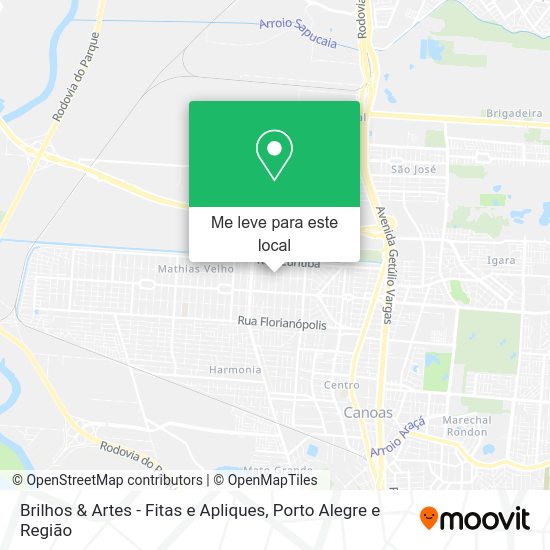 Brilhos & Artes - Fitas e Apliques mapa