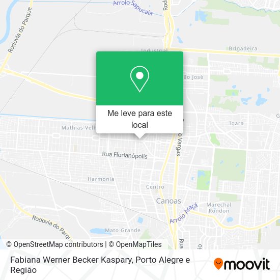 Fabiana Werner Becker Kaspary mapa