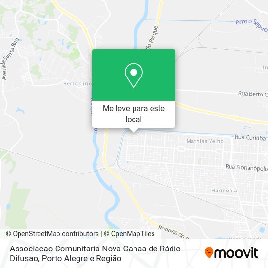 Associacao Comunitaria Nova Canaa de Rádio Difusao mapa