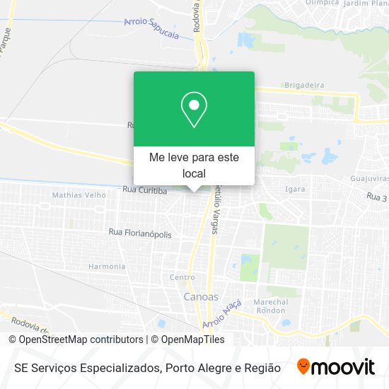 SE Serviços Especializados mapa