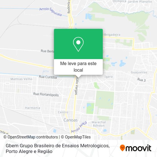 Gbem Grupo Brasileiro de Ensaios Metrologicos mapa