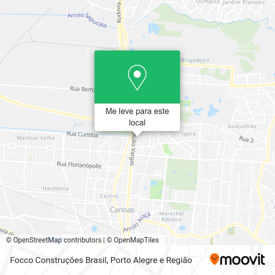 Focco Construções Brasil mapa