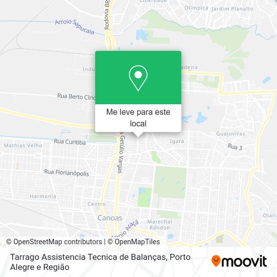 Tarrago Assistencia Tecnica de Balanças mapa