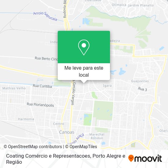 Coating Comércio e Representacoes mapa