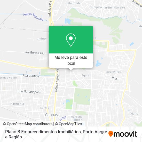 Plano B Empreendimentos Imobiliários mapa