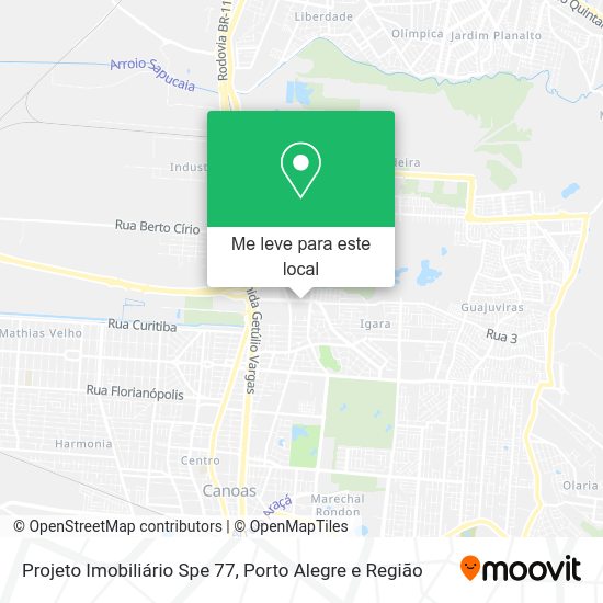 Projeto Imobiliário Spe 77 mapa