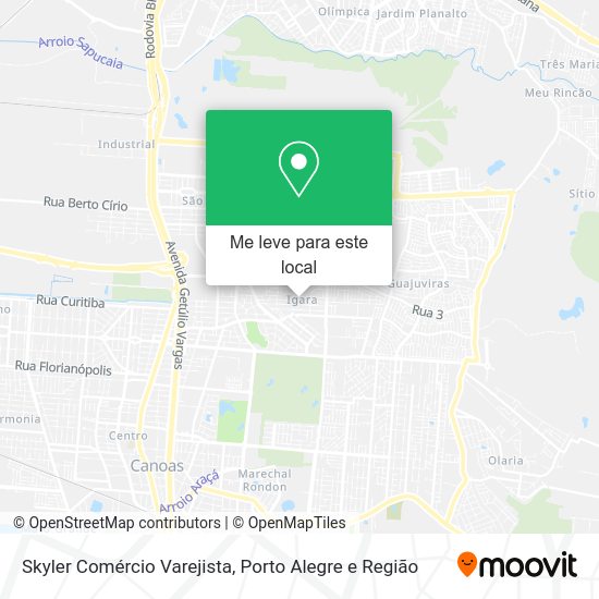Skyler Comércio Varejista mapa
