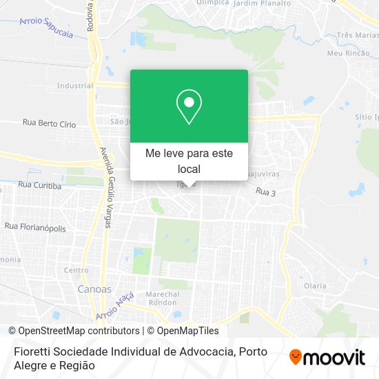 Fioretti Sociedade Individual de Advocacia mapa