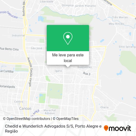 Chedid e Wunderlich Advogados S / S mapa