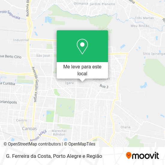 G. Ferreira da Costa mapa