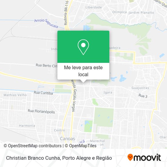 Christian Branco Cunha mapa