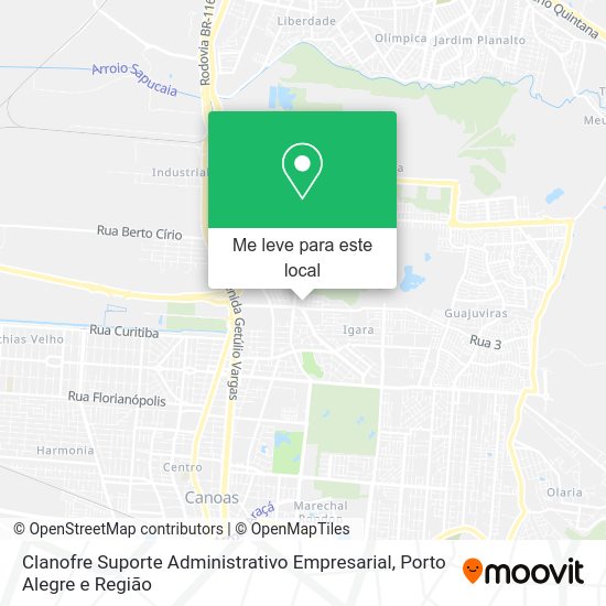Clanofre Suporte Administrativo Empresarial mapa