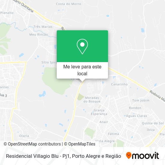 Residencial Villagio Blu - Pj1 mapa