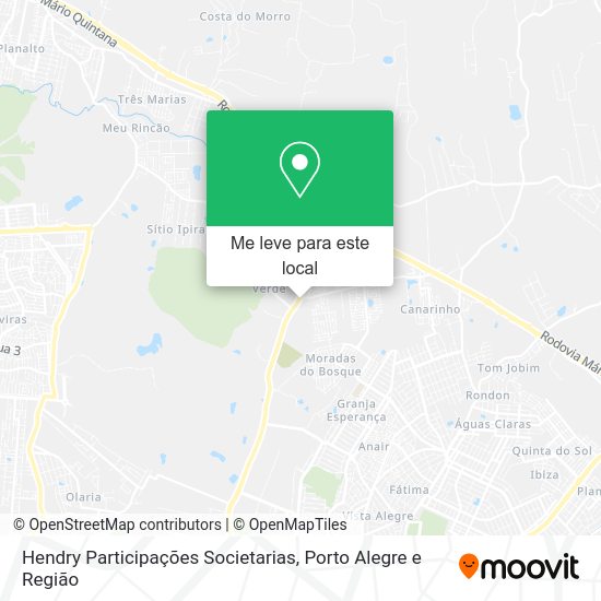 Hendry Participações Societarias mapa