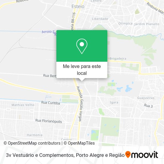 3v Vestuário e Complementos mapa