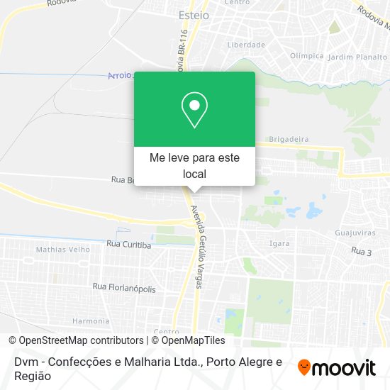 Dvm - Confecções e Malharia Ltda. mapa