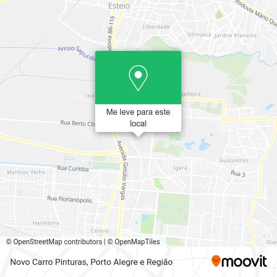 Novo Carro Pinturas mapa
