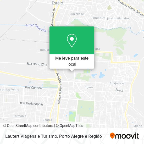 Lautert Viagens e Turismo mapa