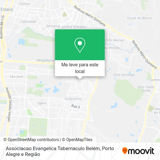 Associacao Evangelica Tabernaculo Belém mapa