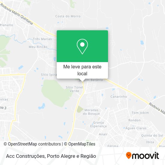 Acc Construções mapa