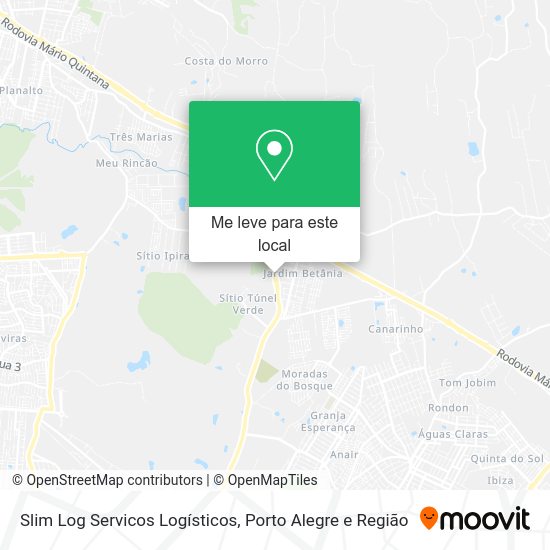 Slim Log Servicos Logísticos mapa