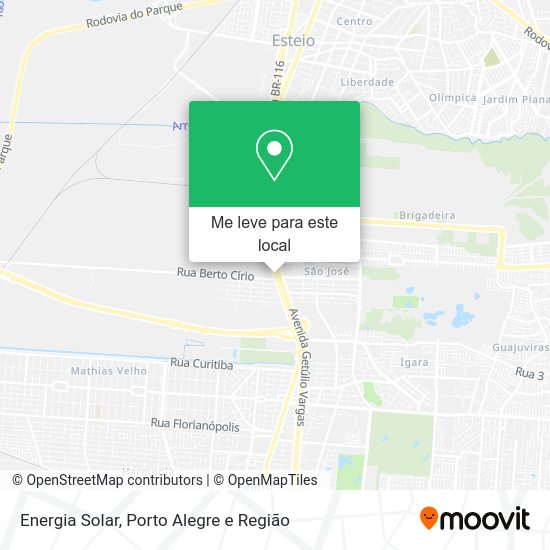 Energia Solar mapa