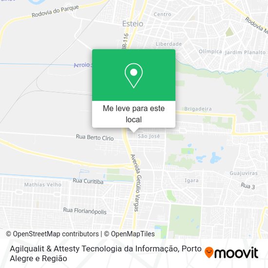 Agilqualit & Attesty Tecnologia da Informação mapa