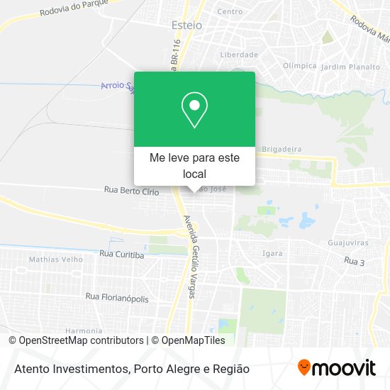 Atento Investimentos mapa