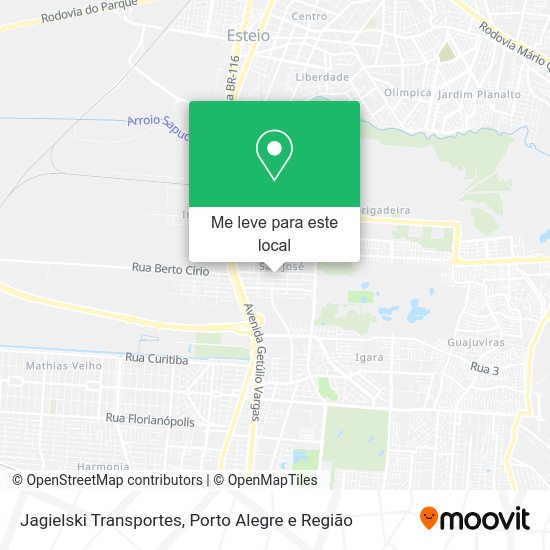 Jagielski Transportes mapa