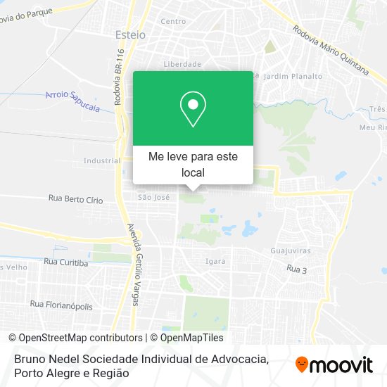Bruno Nedel Sociedade Individual de Advocacia mapa