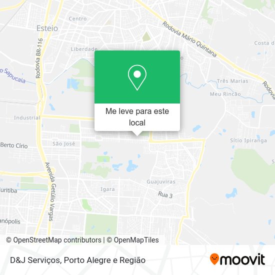 D&J Serviços mapa