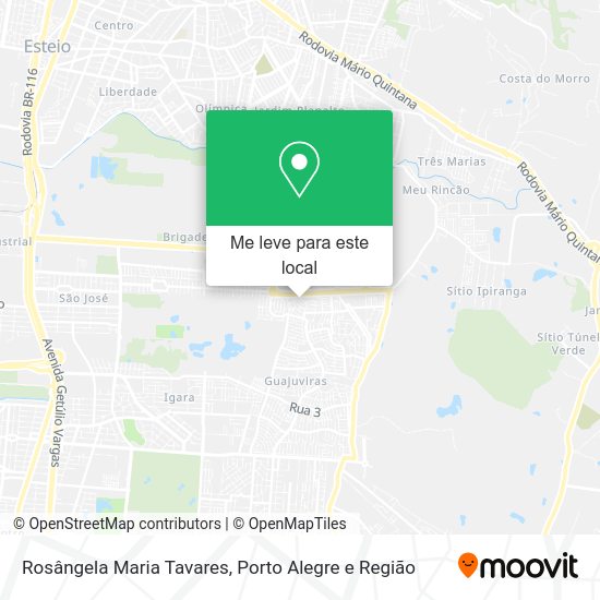 Rosângela Maria Tavares mapa