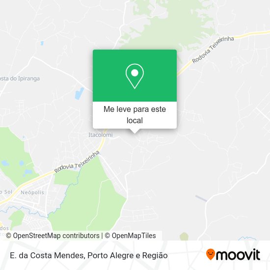 E. da Costa Mendes mapa
