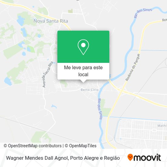Wagner Mendes Dall Agnol mapa