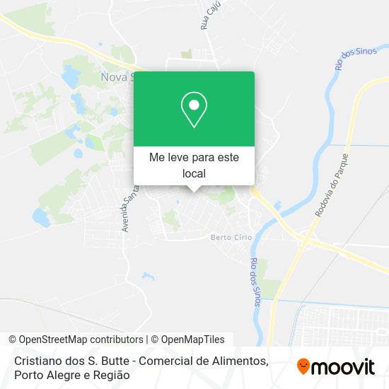 Cristiano dos S. Butte - Comercial de Alimentos mapa