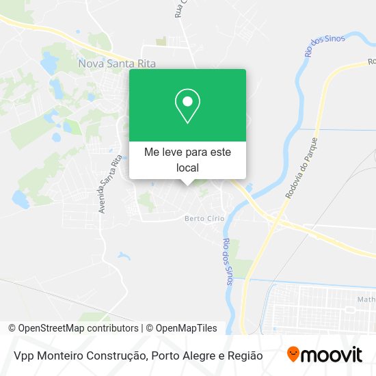 Vpp Monteiro Construção mapa
