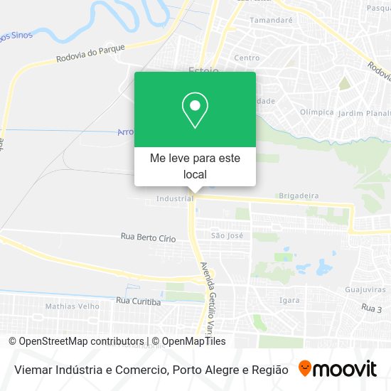 Viemar Indústria e Comercio mapa