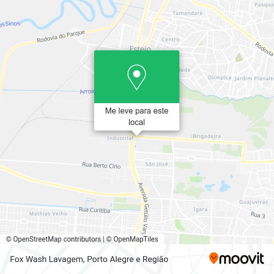 Fox Wash Lavagem mapa
