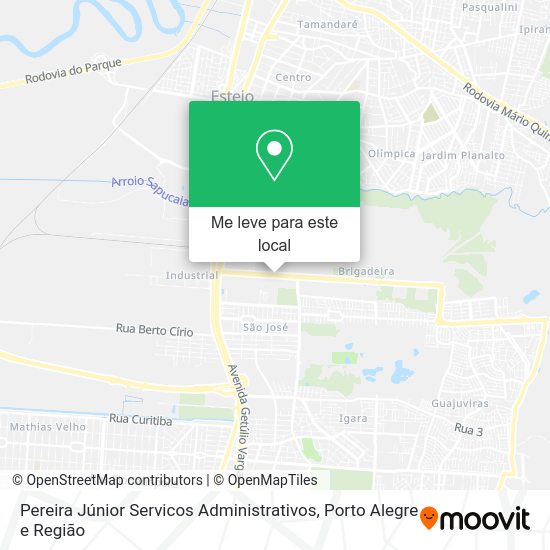 Pereira Júnior Servicos Administrativos mapa
