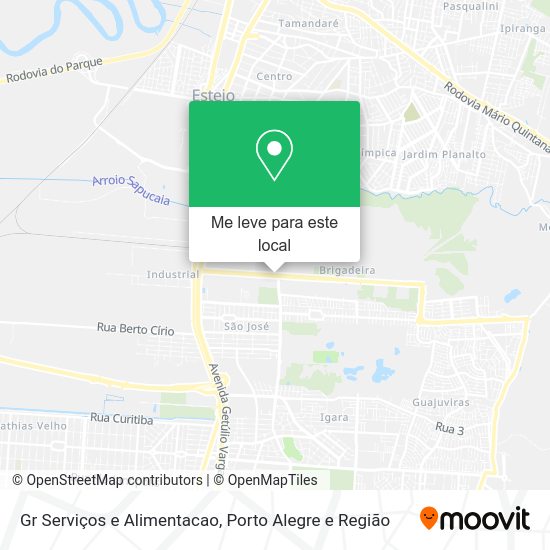Gr Serviços e Alimentacao mapa