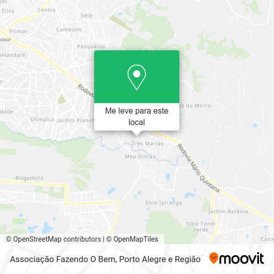 Associação Fazendo O Bem mapa