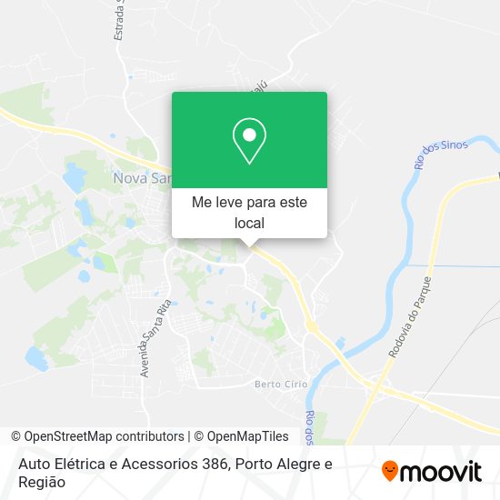 Auto Elétrica e Acessorios 386 mapa