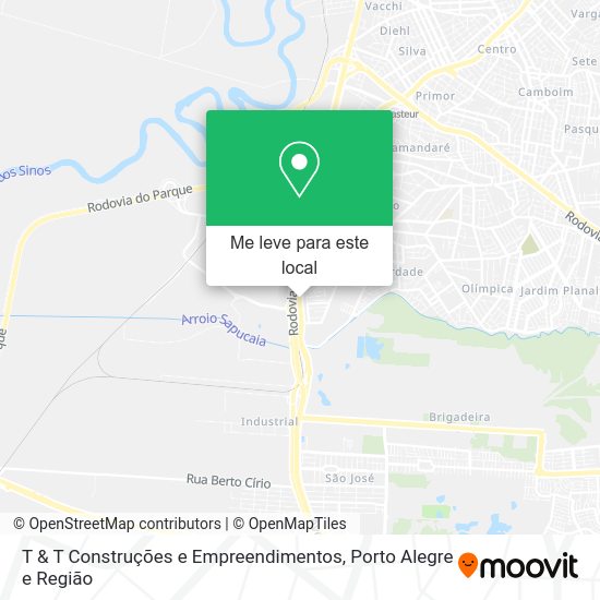 T & T Construções e Empreendimentos mapa