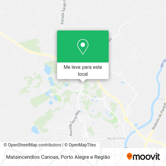 Mataincendios Canoas mapa