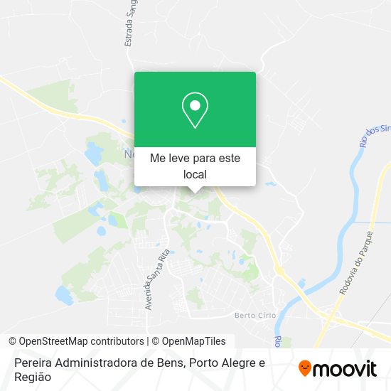 Pereira Administradora de Bens mapa