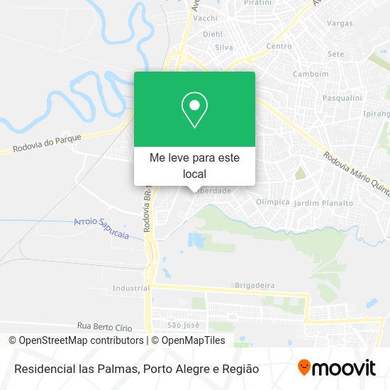 Residencial las Palmas mapa