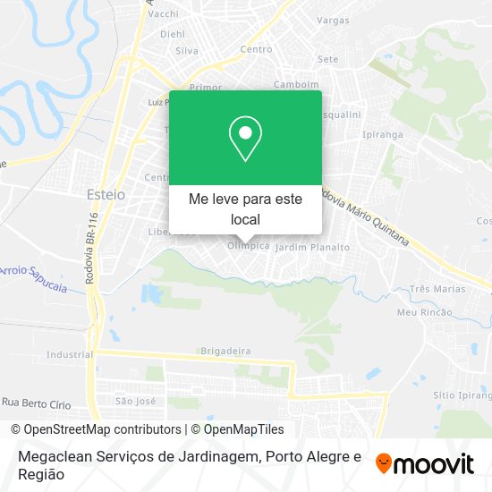 Megaclean Serviços de Jardinagem mapa